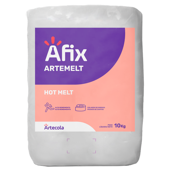 ADESIVO GRANULADO HOT MELT TRANSPARENTE 10KG 1814 AFIX