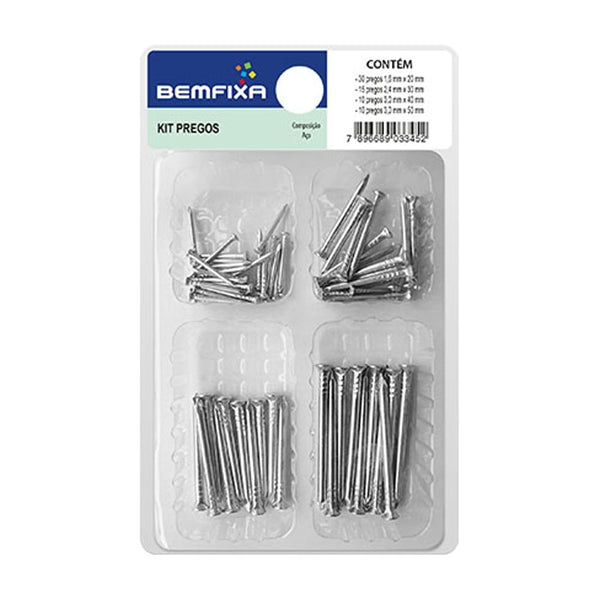 KIT PREGO MULTIUSO 3345 BEMFIXA