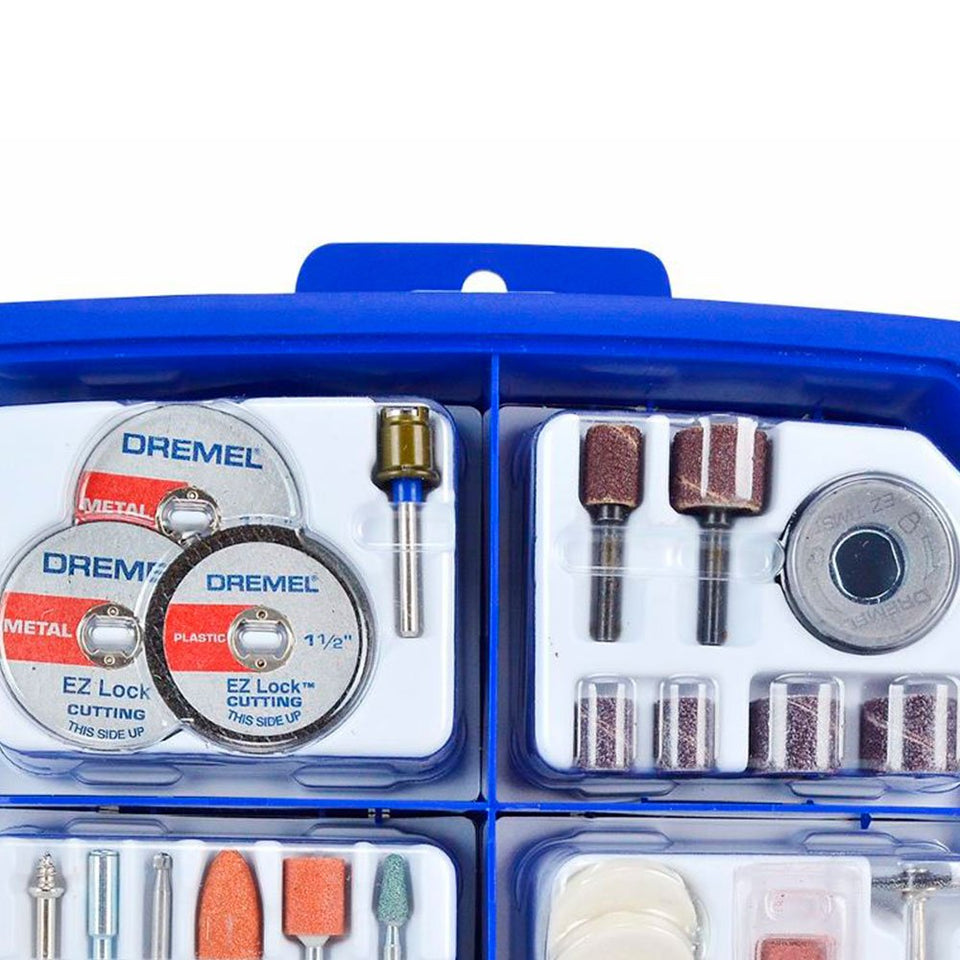 KIT DE ACESSÓRIOS EZ LOCK COM 160 PEÇAS 26150710AK DREMEL