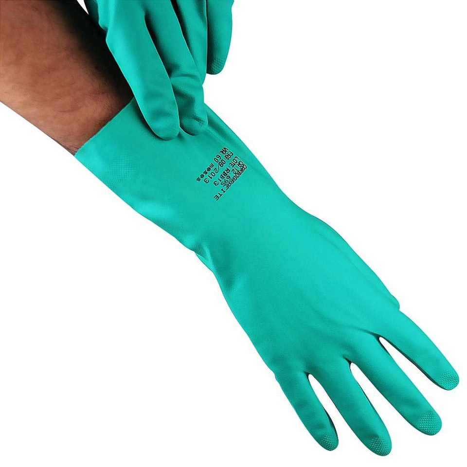 LUVA NITRÍLICA VERDE TAMANHO M 012173512 CARBOGRAFITE