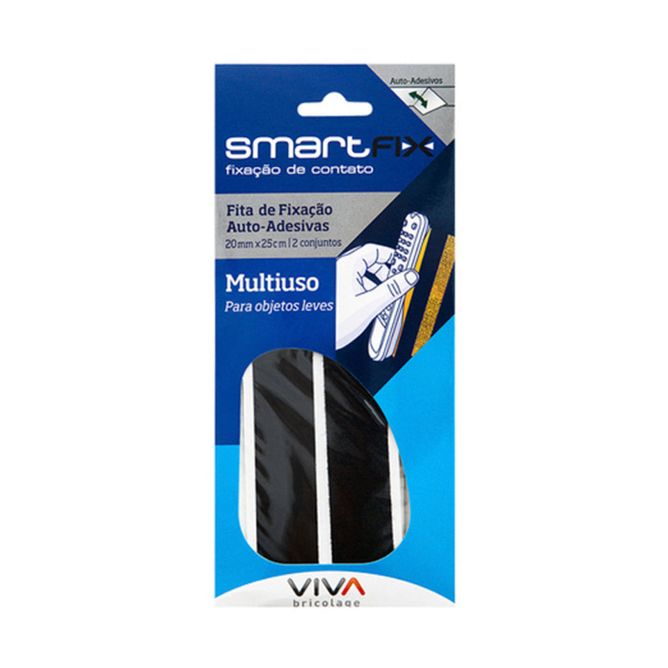 FITA SMARTFIX 20MMX25CM PRETA 5114 BEMFIXA