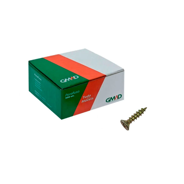PARAFUSO PHILLIPS 3.5X16 CAIXA COM 500 PEÇAS GMAD