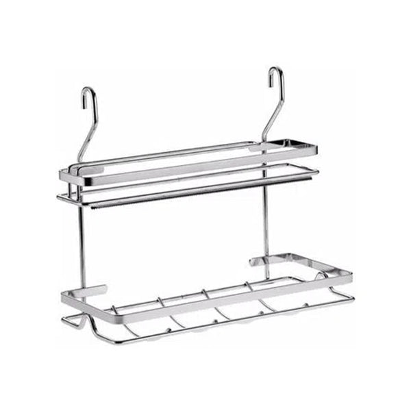 PORTA ROLO DUPLO COM SERRILHA CROMADO 330X285X148 2023 SCHMITT