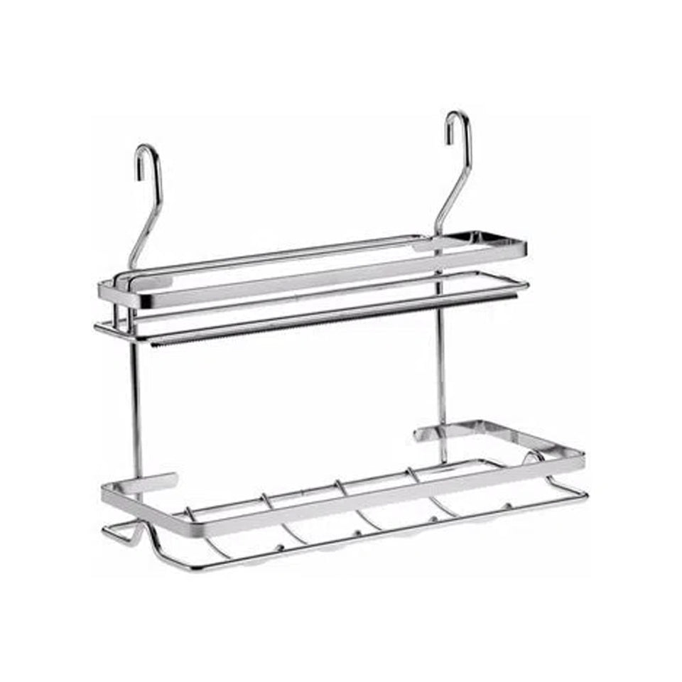 PORTA ROLO DUPLO COM SERRILHA CROMADO 330X285X148 2023 SCHMITT