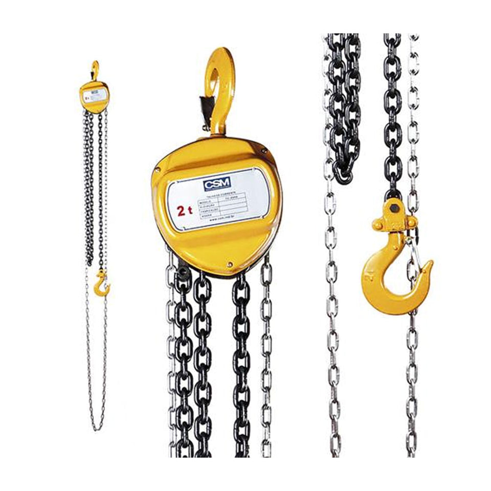 TALHA DE CORRENTE PARA 2000 KG COM 3MT 71000601 CSM