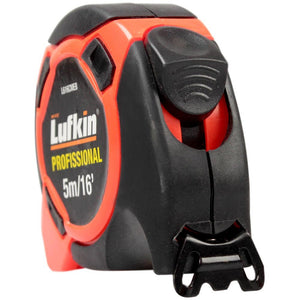 TRENA LUFKIN COM FITA DE AÇO DE 5 METROS COM TRAVA + MINI TRENA L616CMEB