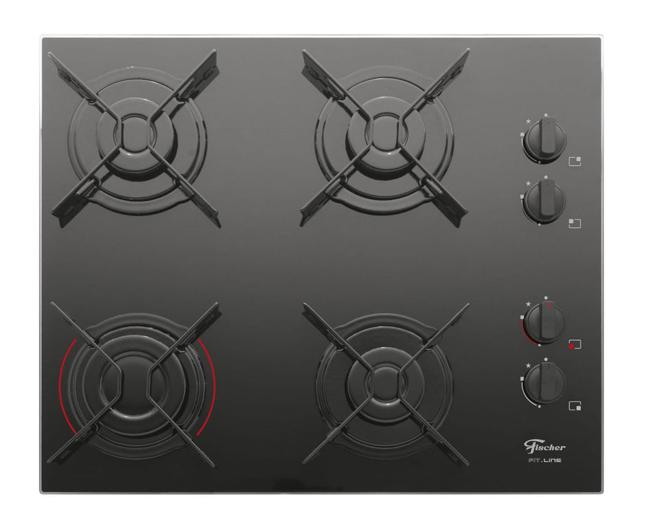 FOGÃO COOKTOP 4Q FIT LINE GÁS MESA DE VIDRO 26342(57175) 220V FISCHER