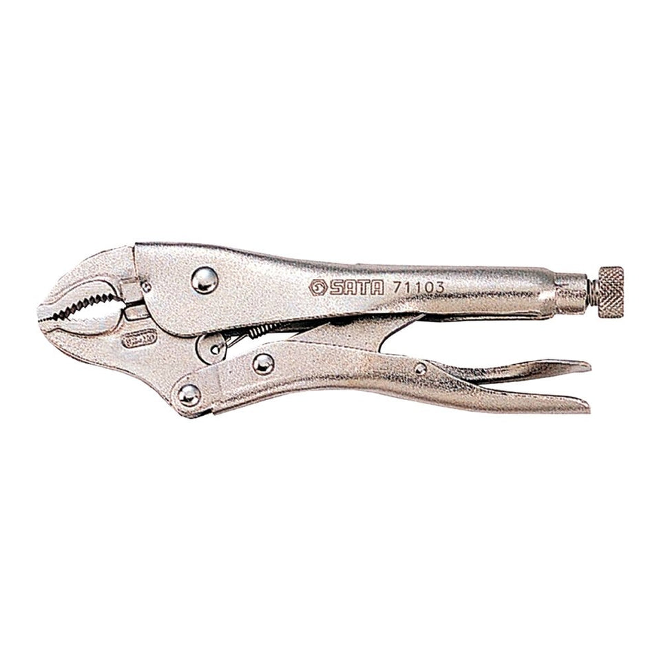 ALICATE DE PRESSÃO CURVO SATA 10" ST71103ST