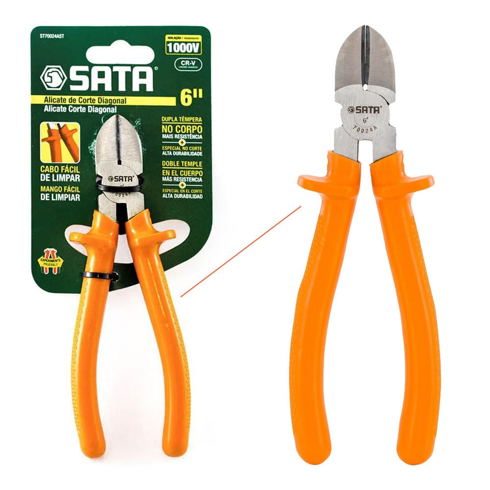 ALICATE CORTE DIAGONAL SATA 6" ST70024AST