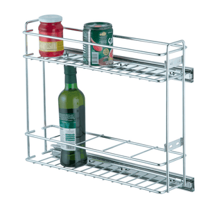 PORTA LATAS LATERAL COM TRILHO 120X380X450 2031 CROMADO SCHMITT