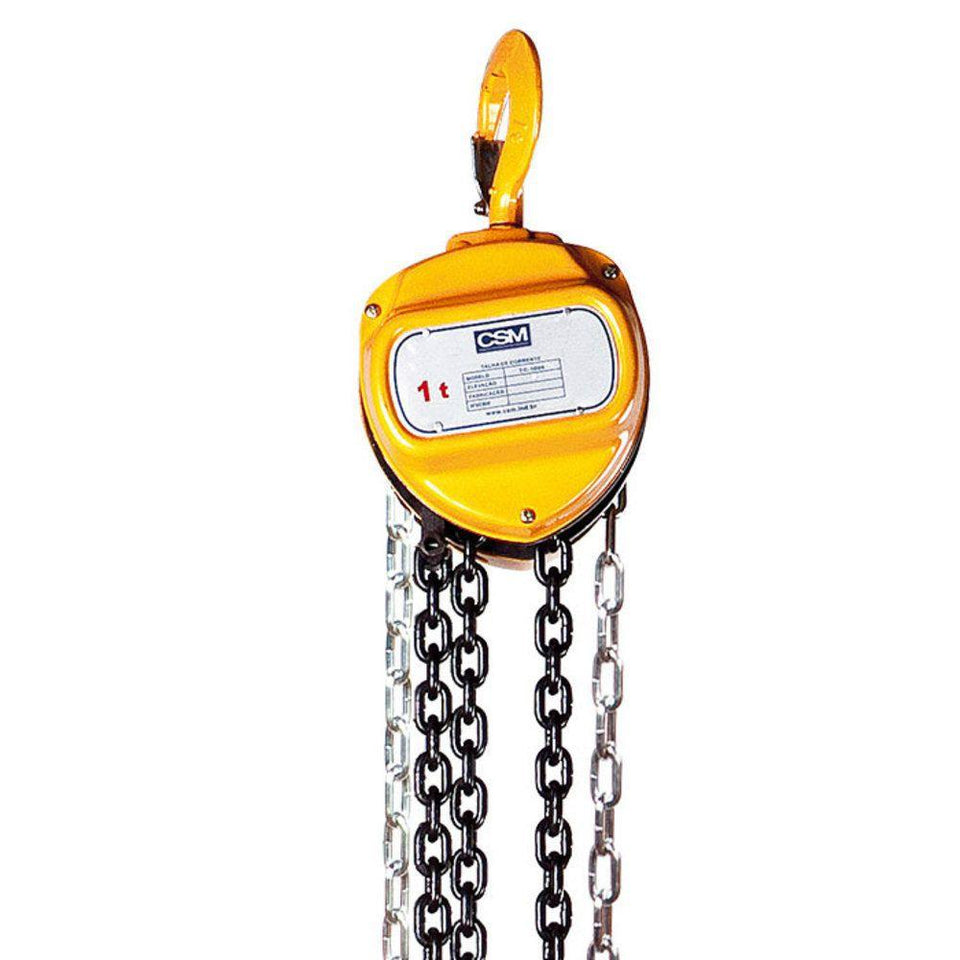 TALHA DE CORRENTE PARA 1000 KG COM 3MT 71000599 CSM