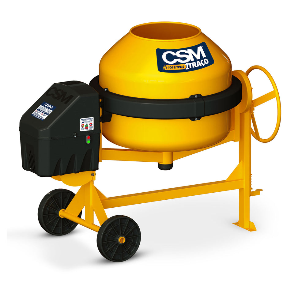 BETONEIRA 1 TRAÇO 400L MONOFÁSICO 220V CSM