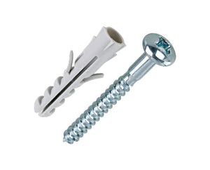 CONJUNTO PARAFUSO COM BUCHA PANELA 06MM 10 PEÇAS C3122 BEMFIXA