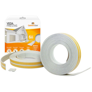 VEDA FRESTAS 2MM BRANCO 6MT COMFORT DOOR