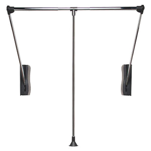 CABIDEIRO EXTENSÍVEL 890/1210 PRETO / CROMADO FGV