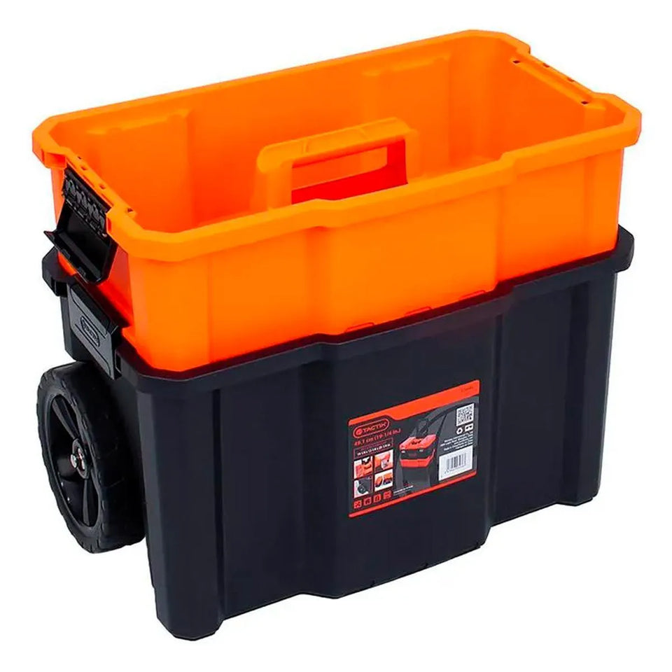 CAIXA DE FERRAMENTAS MODULAR 3X1 COM RODAS TACTIX AMATOOLS