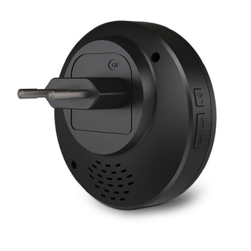 CAMPAINHA SEM FIO PRETA BIVOLT COMFORT DOOR