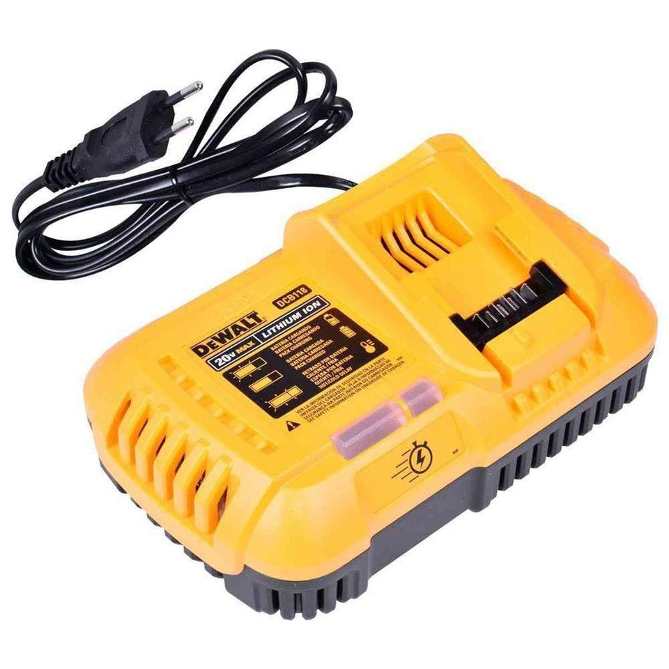 CARREGADOR RÁPIDO FLEXVOLT 20 A 60V DCB118-B2 DEWALT