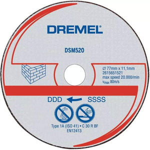 DISCO DE CORTE SAW-MAX SM520 3PC 2615S520NC DREMEL
