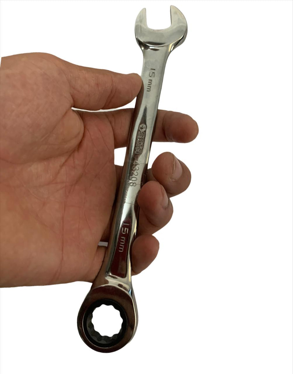 CHAVE COMBINADA COM CATRACA SATA 15MM ST43208ST