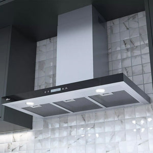 COIFA VIDRO INFINITY PRETO TOUCH 90CM 22550(22550) 220V FISCHER