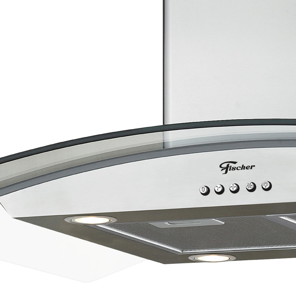 COIFA DE ILHA ISLAND VIDRO 90CM 5455(10174) 220V FISCHER