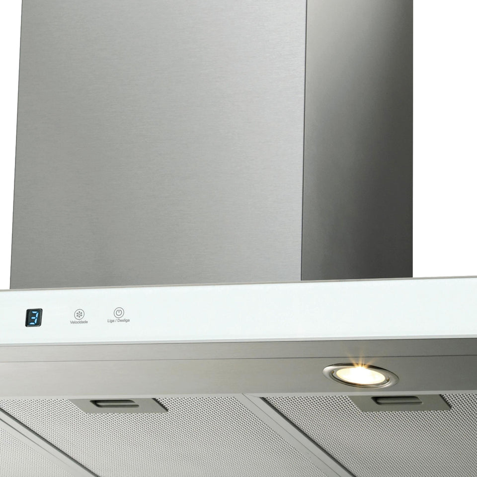 COIFA VIDRO INFINITY BRANCO TOUCH 90CM 22552(22552) 220V FISCHER