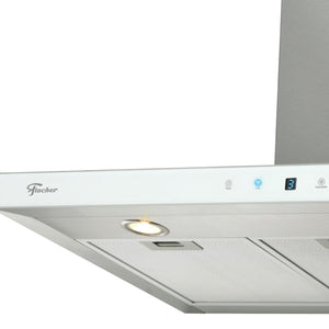 COIFA VIDRO INFINITY BRANCO TOUCH 90CM 22552(22552) 220V FISCHER