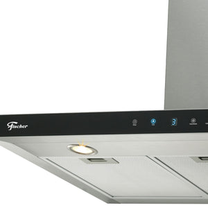 COIFA VIDRO INFINITY PRETO TOUCH 90CM 22550(22550) 220V FISCHER