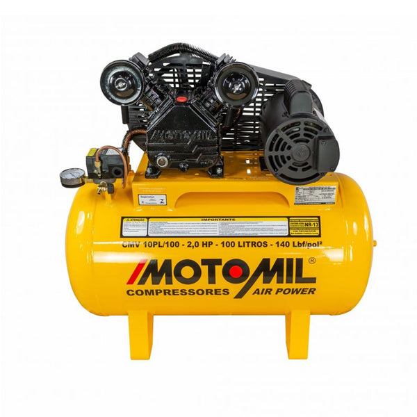 COMPRESSOR DE AR AIR POWER CMV-10PL/100 2HP BIVOLT 21701.7 MOTOMIL