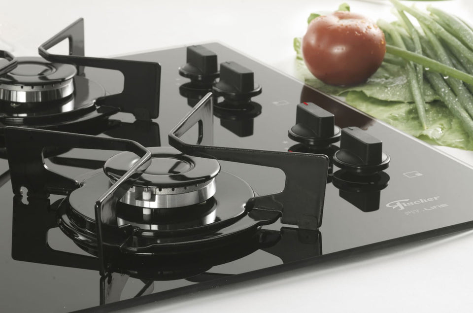 FOGÃO COOKTOP 4Q FIT LINE GÁS MESA DE VIDRO 26342(57175) 220V FISCHER