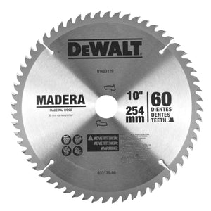 DISCO DE SERRA CIRCULAR 254X30MM 60 DENTES PARA MADEIRA DWA03120 DEWALT