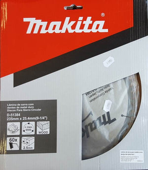DISCO DE SERRA CIRCULAR 235MM 60 DENTES D-51384 MAKITA