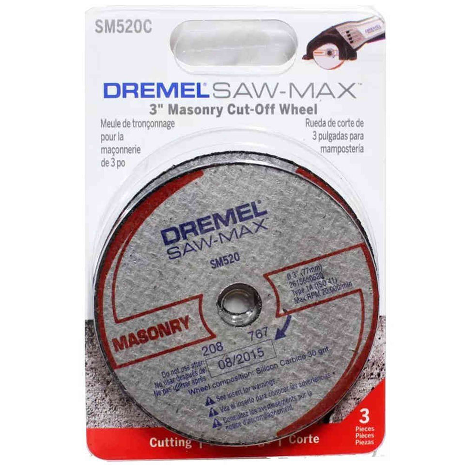 DISCO DE CORTE SAW-MAX SM520 3PC 2615S520NC DREMEL