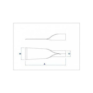 CAVADEIRA RETA Nº 09 SEM CABO 77550095 TRAMONTINA