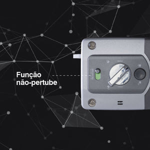 FECHADURA DIGITAL SOBREPOR PORTA MADEIRA OU METAL PADO FDS-B100EP BIOMETRIA SENHA