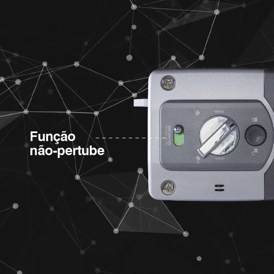 FECHADURA DIGITAL SOBREPOR PORTA MADEIRA OU METAL PADO FDS-B100EP BIOMETRIA SENHA