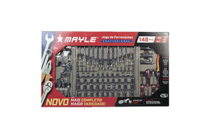 JOGO DE FERRAMENTAS MAYLE COM 148 PEÇAS 110148MP
