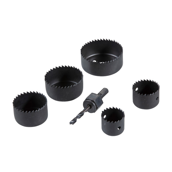 CONJUNTO DE SERRAS COPO AÇO DE CARBONO 6 PEÇAS D-70203 MAKITA