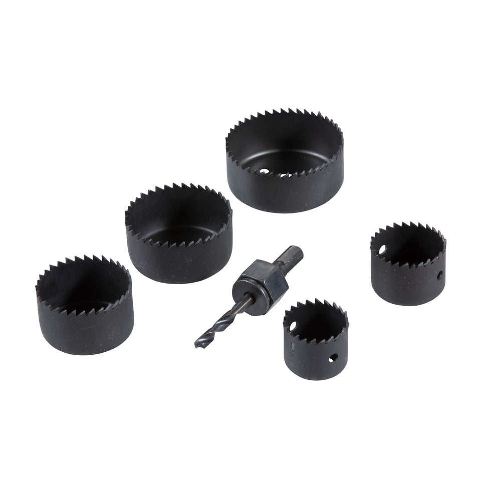 CONJUNTO DE SERRAS COPO AÇO DE CARBONO 6 PEÇAS D-70203 MAKITA