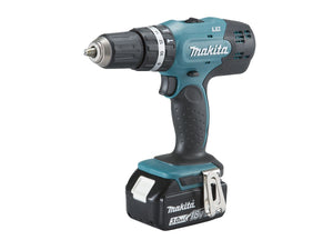 KIT PARAFUSADEIRA/FURADEIRA DE IMPACTO E ASPIRADOR DE PÓ 18V COM 1 BATERIA 3.0AH E CARREGADOR KITDHP453+DCL MAKITA