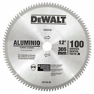 DISCO DE SERRA CIRCULAR 300X30MM 100 DENTES PARA ALUMÍNIO DWA03240 DEWALT