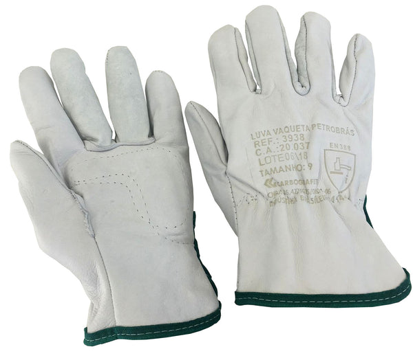 LUVA VAQUETA 3938 PETROBRÁS 11409811 CARBOGRAFITE
