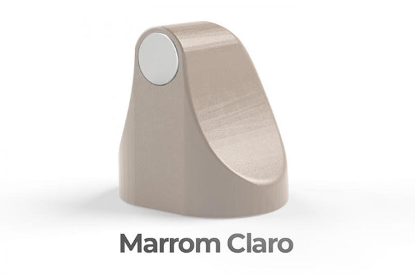 TRAVA PORTA MAGNÉTICO MARROM CLARO COMFORT DOOR