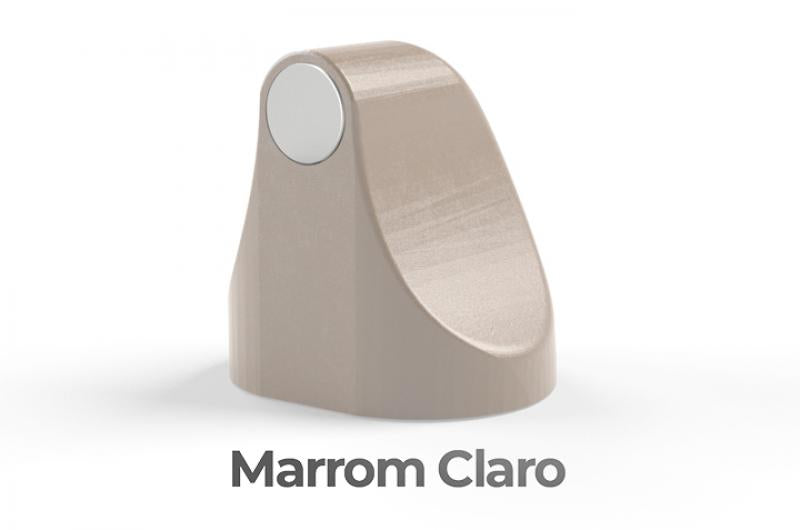 TRAVA PORTA MAGNÉTICO MARROM CLARO COMFORT DOOR