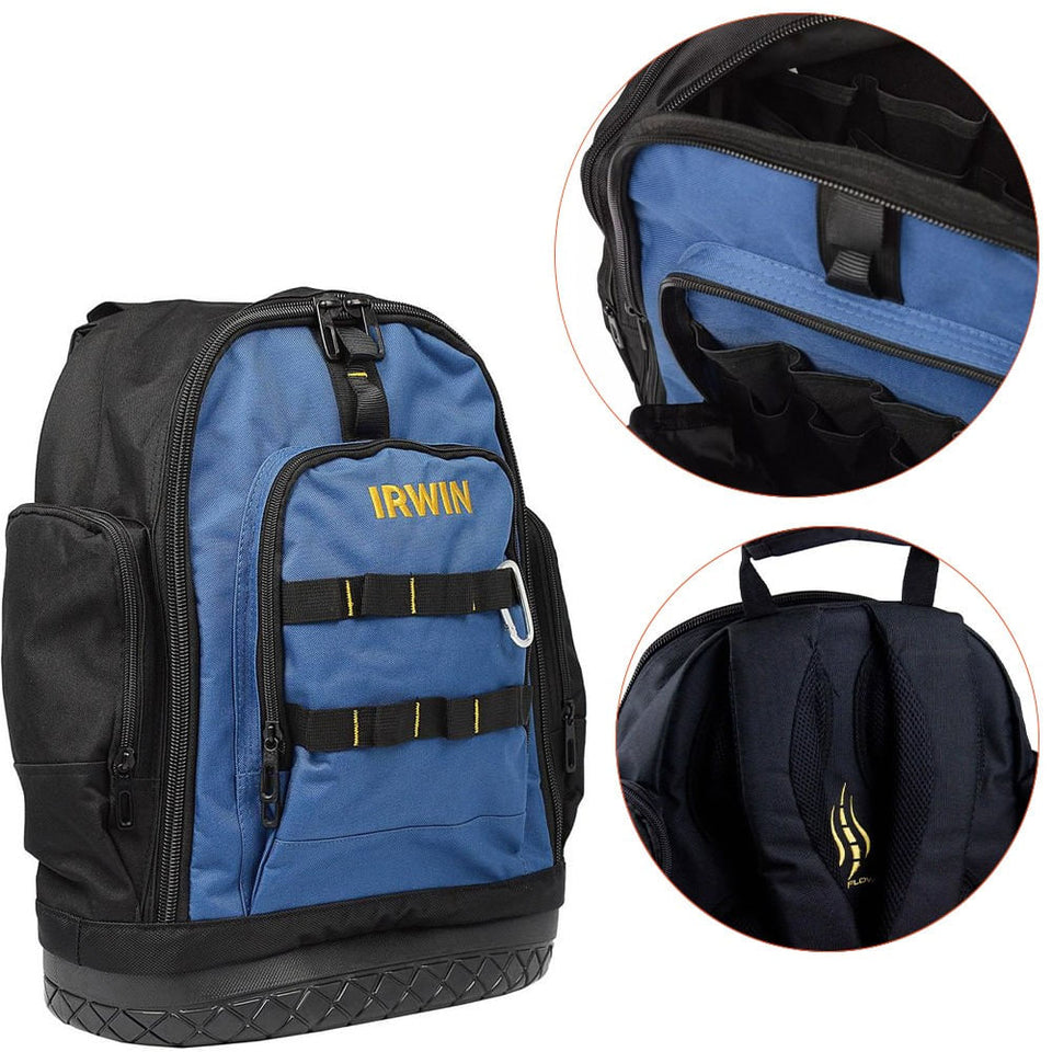 MOCHILA PARA FERRAMENTAS COM BASE EMBORRACHADA 14" 1868159 IRWIN