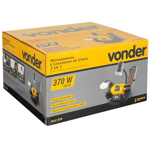 MOTOESMERIL E LIXADEIRA DE CINTA 2X1 MLV370 370W 220V VONDER