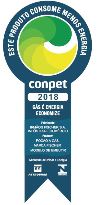 FOGÃO COOKTOP 1Q TC GÁS MESA VIDRO 7727(11478) BIVOLT FISCHER