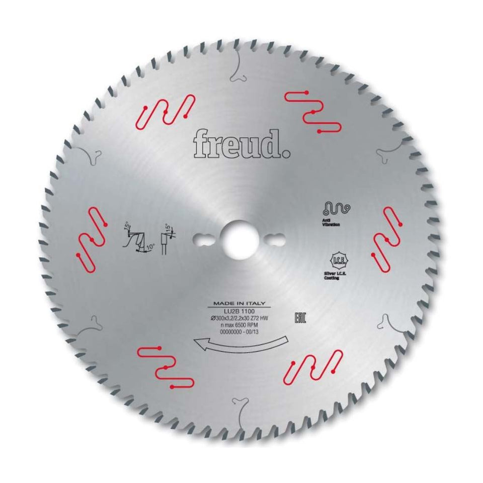 DISCO DE SERRA CIRCULAR 300X3,2 96 DENTES NEGATIVO LU3A0300 FREUD