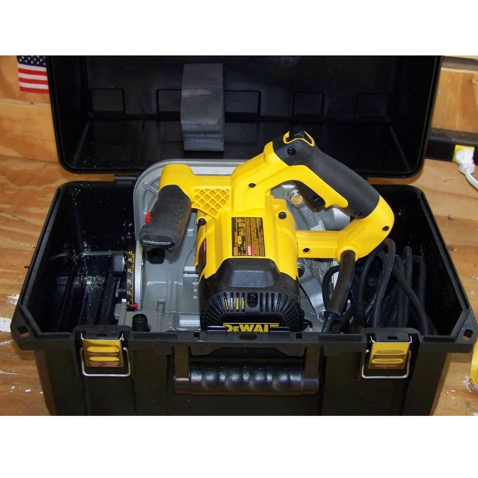 SERRA CIRCULAR MANUAL DE TRILHO 6 1/2" DWS520K-B2 1.300W 220V DEWALT